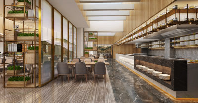 后现代自助餐厅